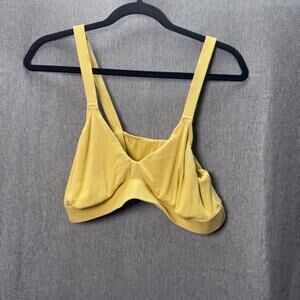 Parade Women's 2XL Bralet Yellow Ribbed Soft Stretch‎
